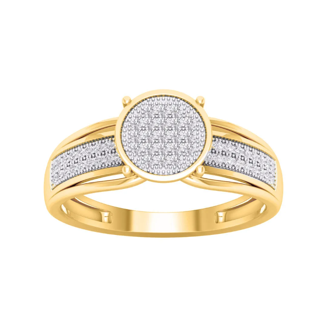 10KT-0.15CTW LADIESRING