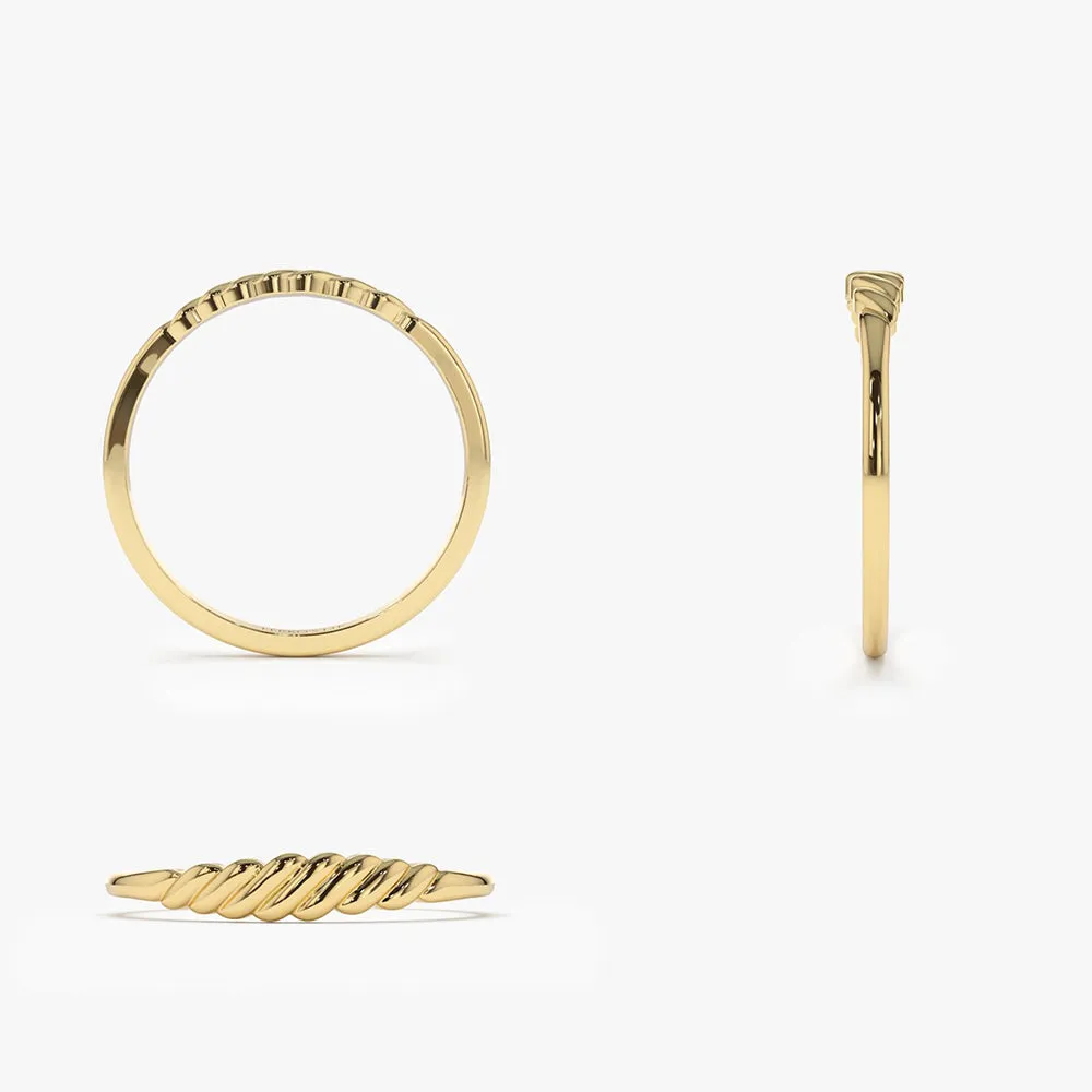 14k Gold Pluto Ring