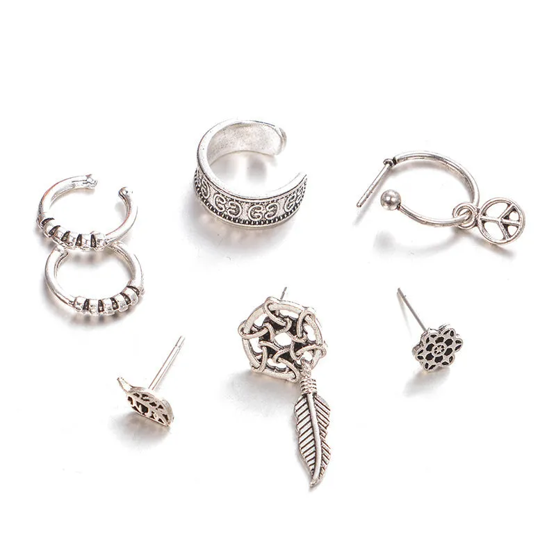 2018 New Dream Catcher Earrings Set - European/American Style Fashion Jewelry