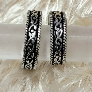 925 Silver Adjustable Toe Rings Pair (Design 78)