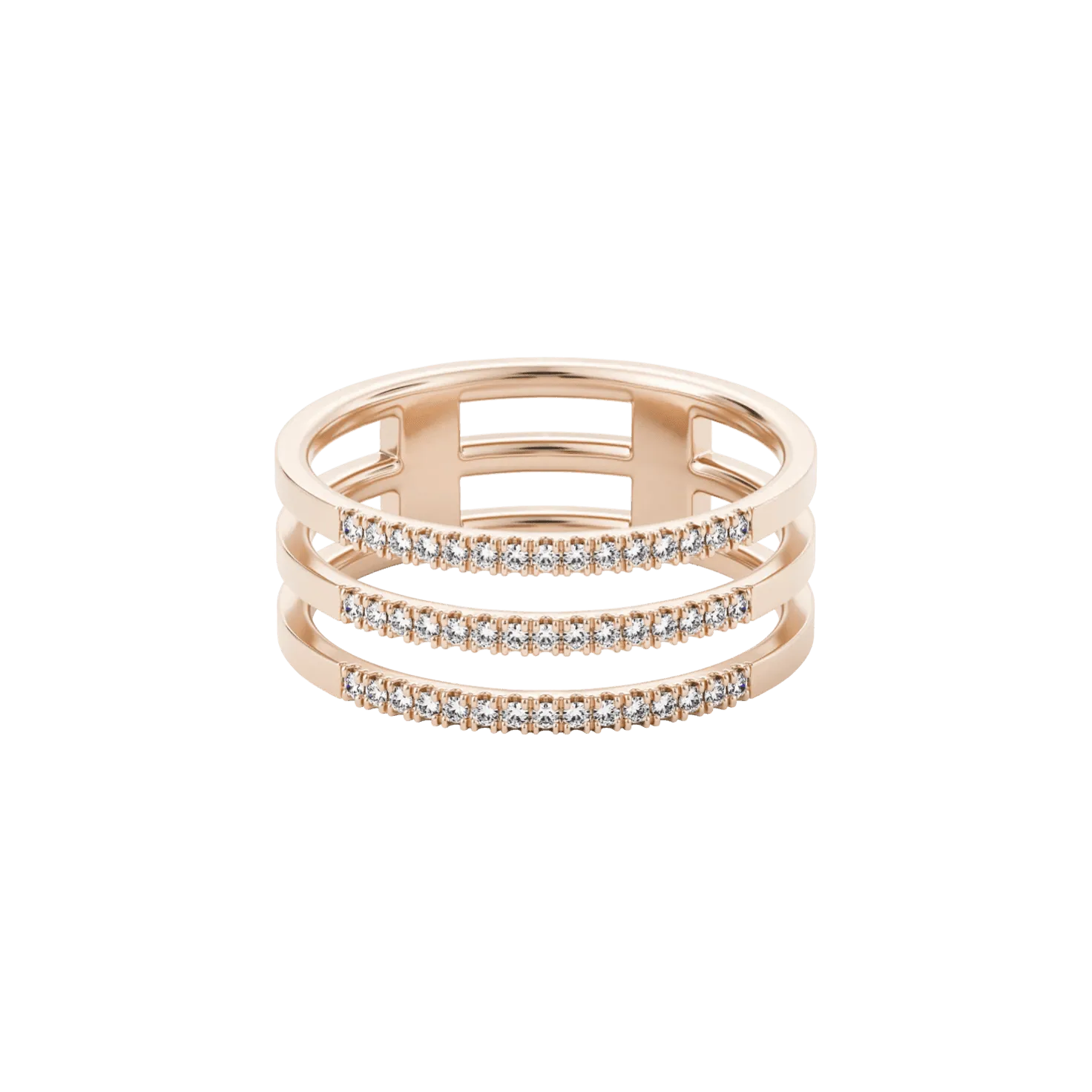 Apoidea pavé ring