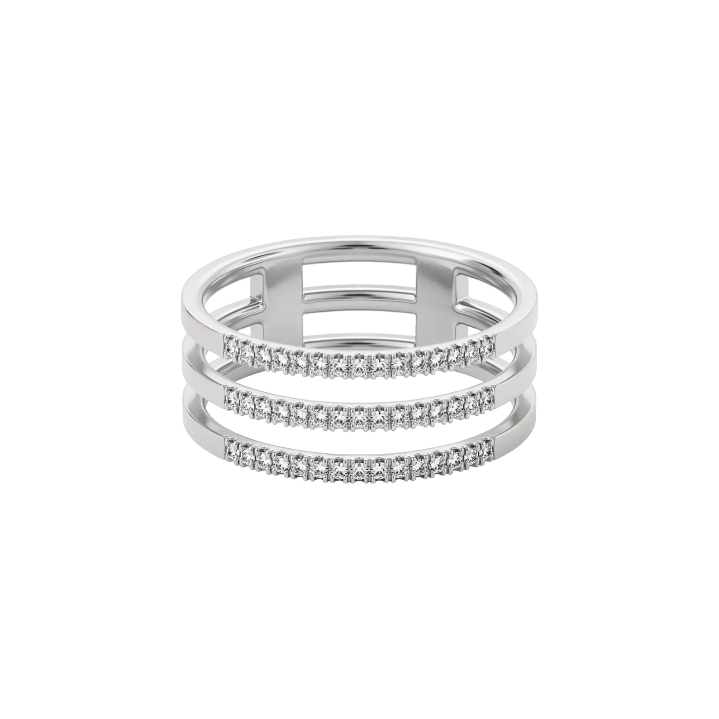 Apoidea pavé ring