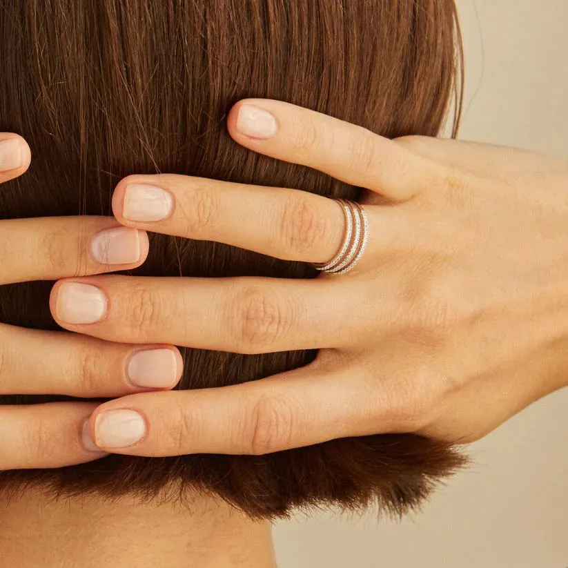 Apoidea pavé ring