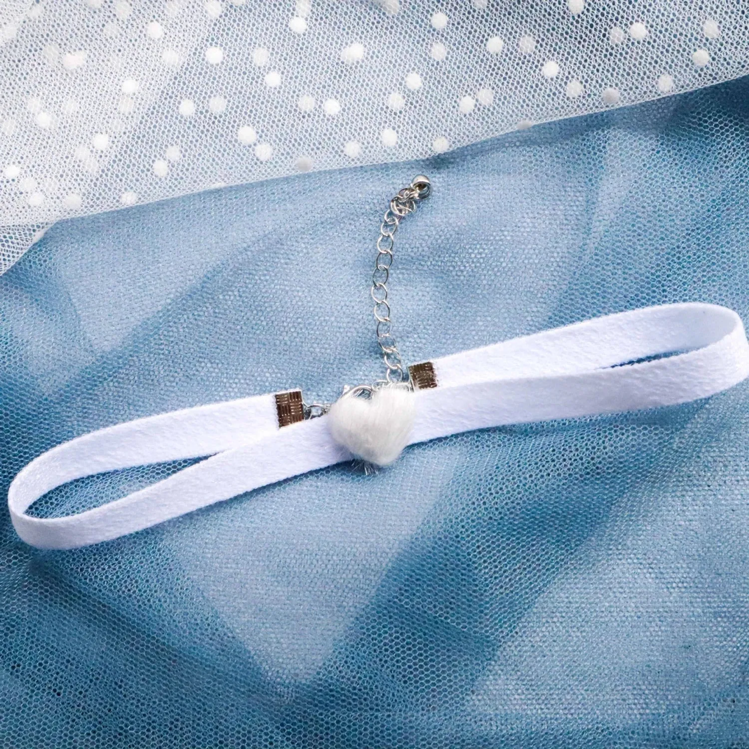 binfenxie Cute Harajuku White Lace Chokers Necklaces For Women Girl Boho Flower Charms Chian Jewelry