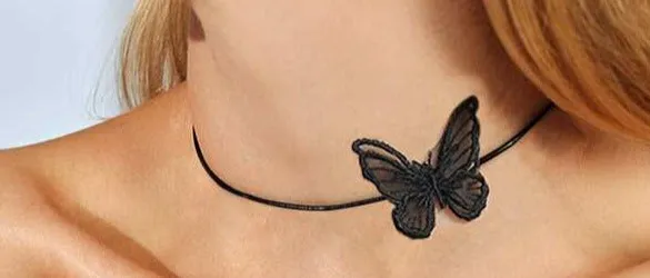 Butterfly Decor Choker 1pc