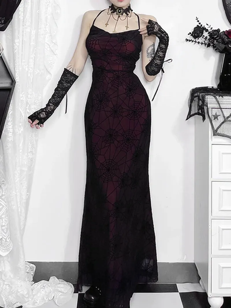 Coquette Spider Web Dress