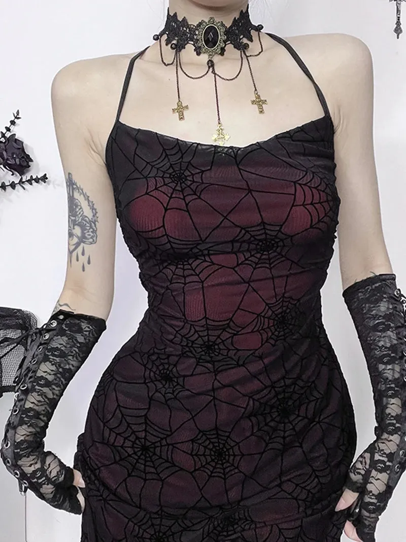 Coquette Spider Web Dress
