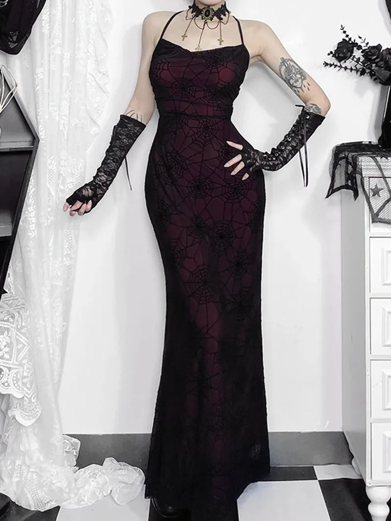 Coquette Spider Web Dress