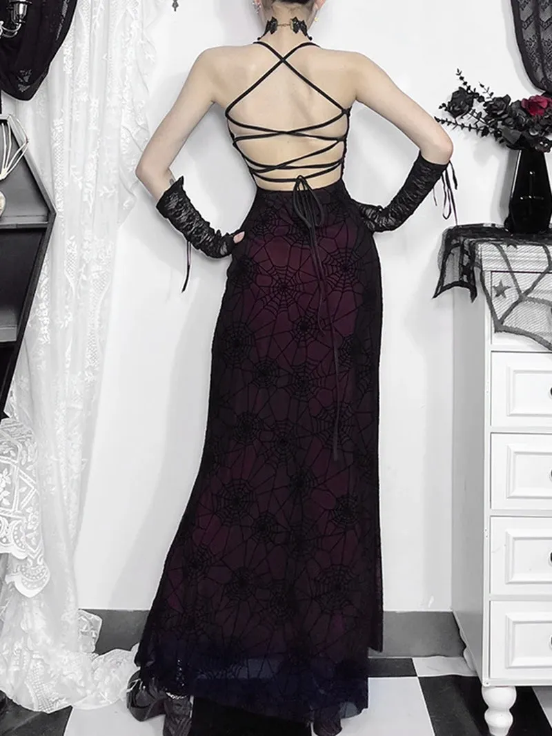 Coquette Spider Web Dress