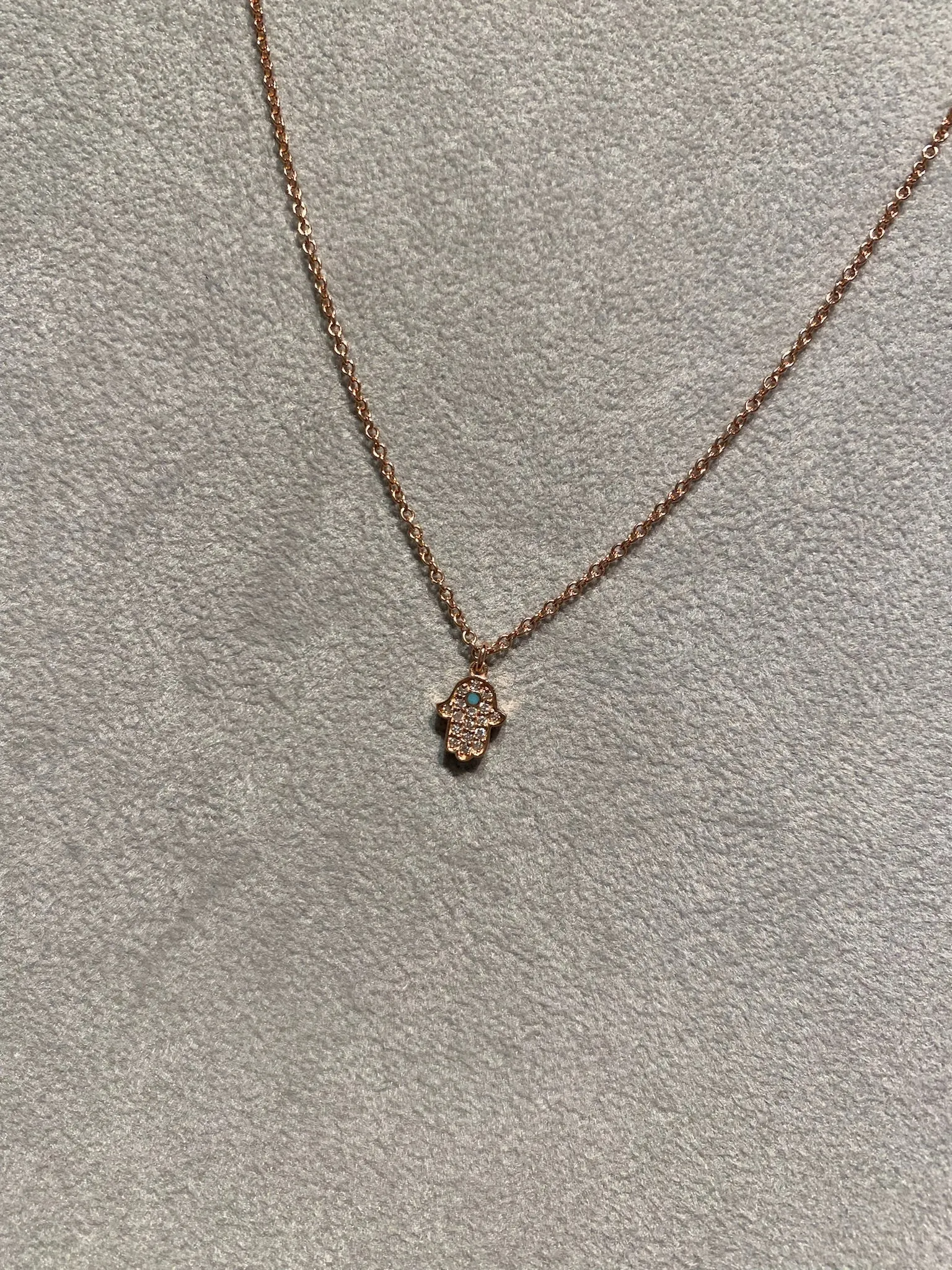 Hamsa necklace