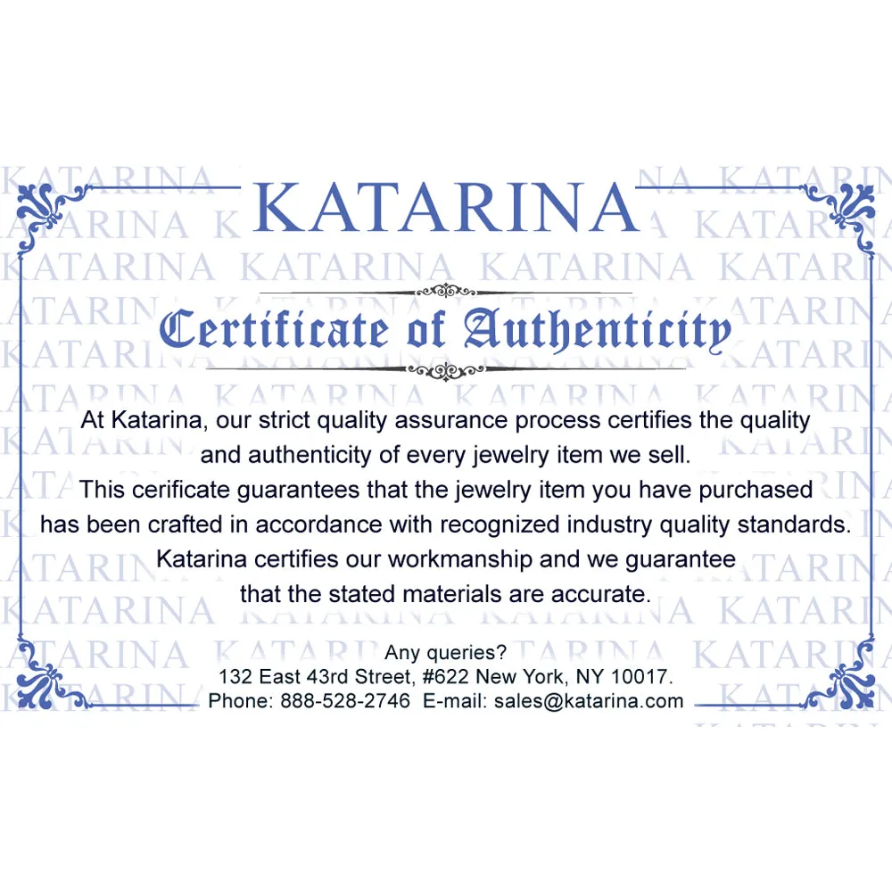 KATARINA 3/8 cttw Channel Set Diamond J-Hoop Earrings