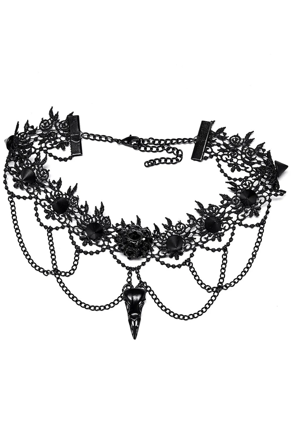 Lenore Gothic Raven Choker