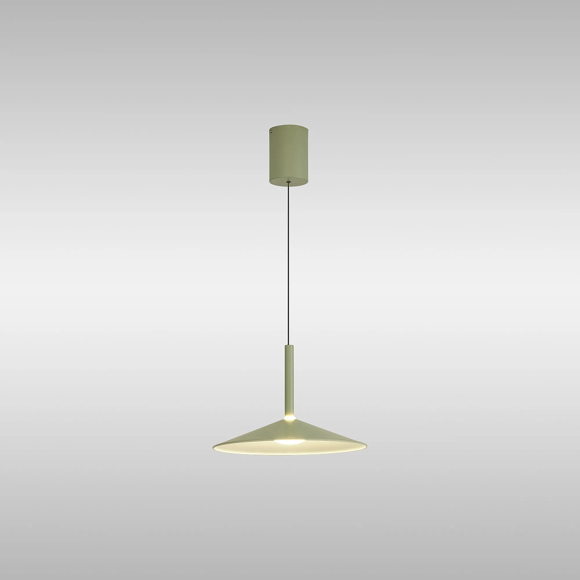 Mantra M7899 Calice 32cm Rise And Fall LED Pendant Green/White