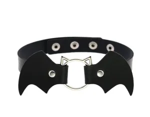 Mei Ross - Gothic Leather Choker by The Nevermore