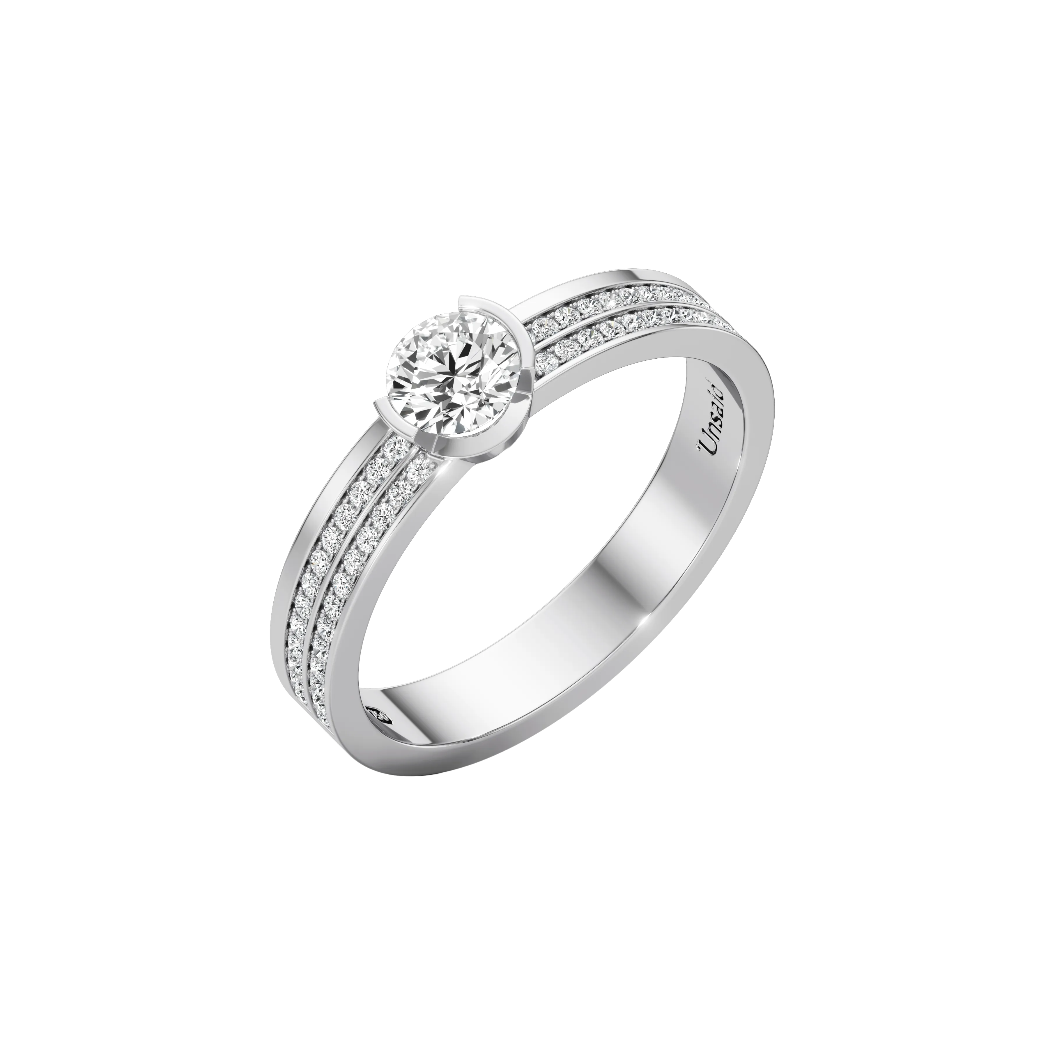 Meta dahlia duo pavé band