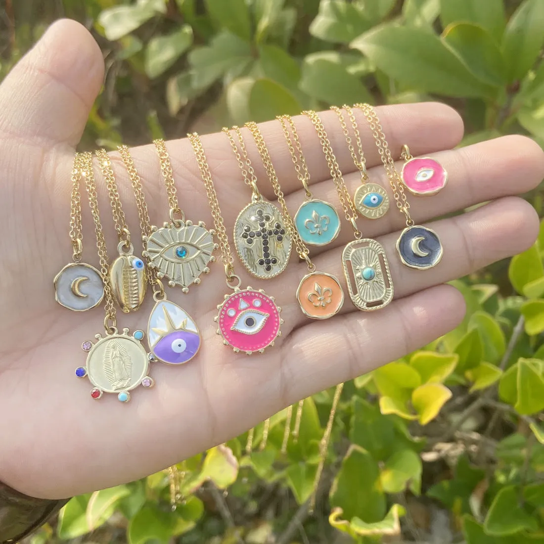 Minimalist Stainless Steel Electroplating Pendants