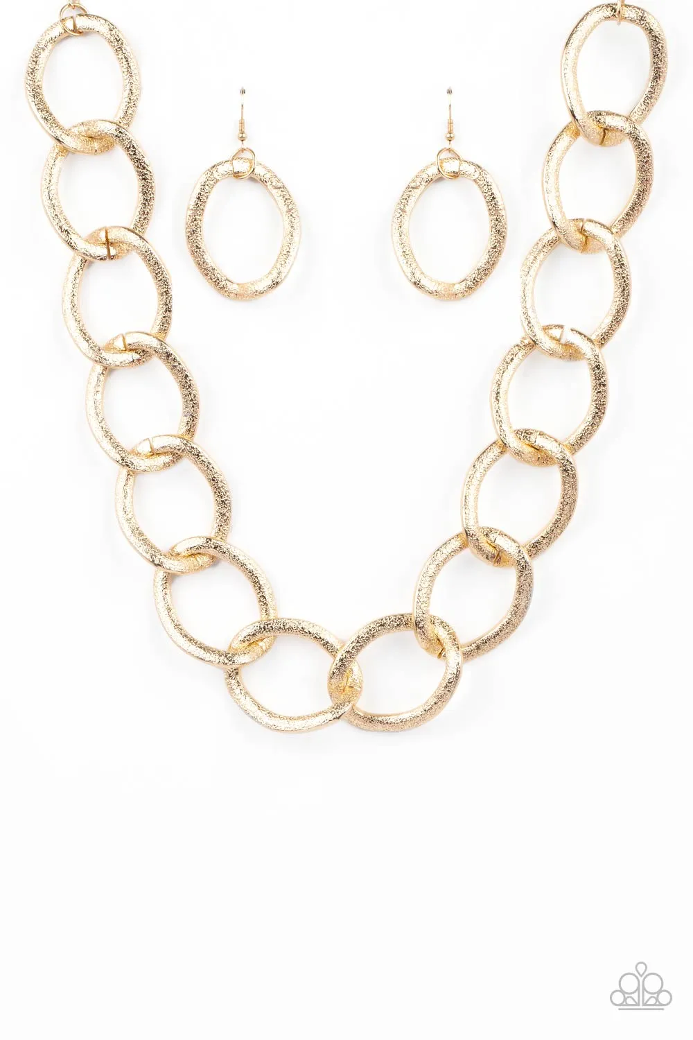 PAPARAZZI Industrial Intimidation - Gold NECKLACES