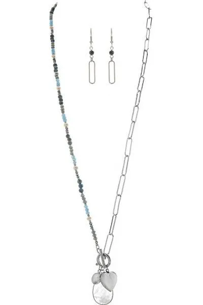 Rain Jewelry Collection Silver White Glass Drop Teardrop Earring