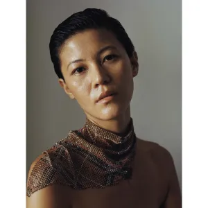 ROMA NARSINGHANI Tartan Swarovski Scarf
