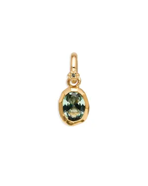 Sacred Jewel Tourmaline Pendant Gold