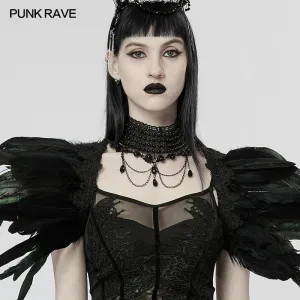 Satanas - Gothic Pearl Choker