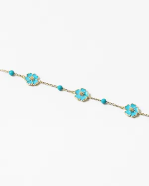 Sterling Daisy Bracelet