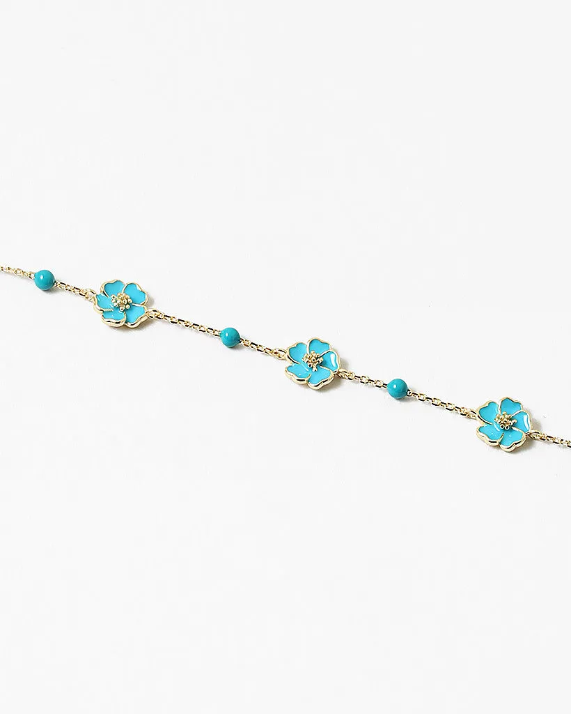 Sterling Daisy Bracelet