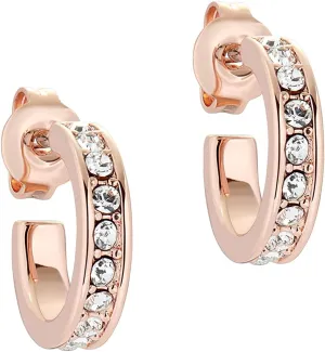 Ted Baker Seenita Nano Hoop Huggie Earrings - Rose Gold, Gold or Silver Tone Options