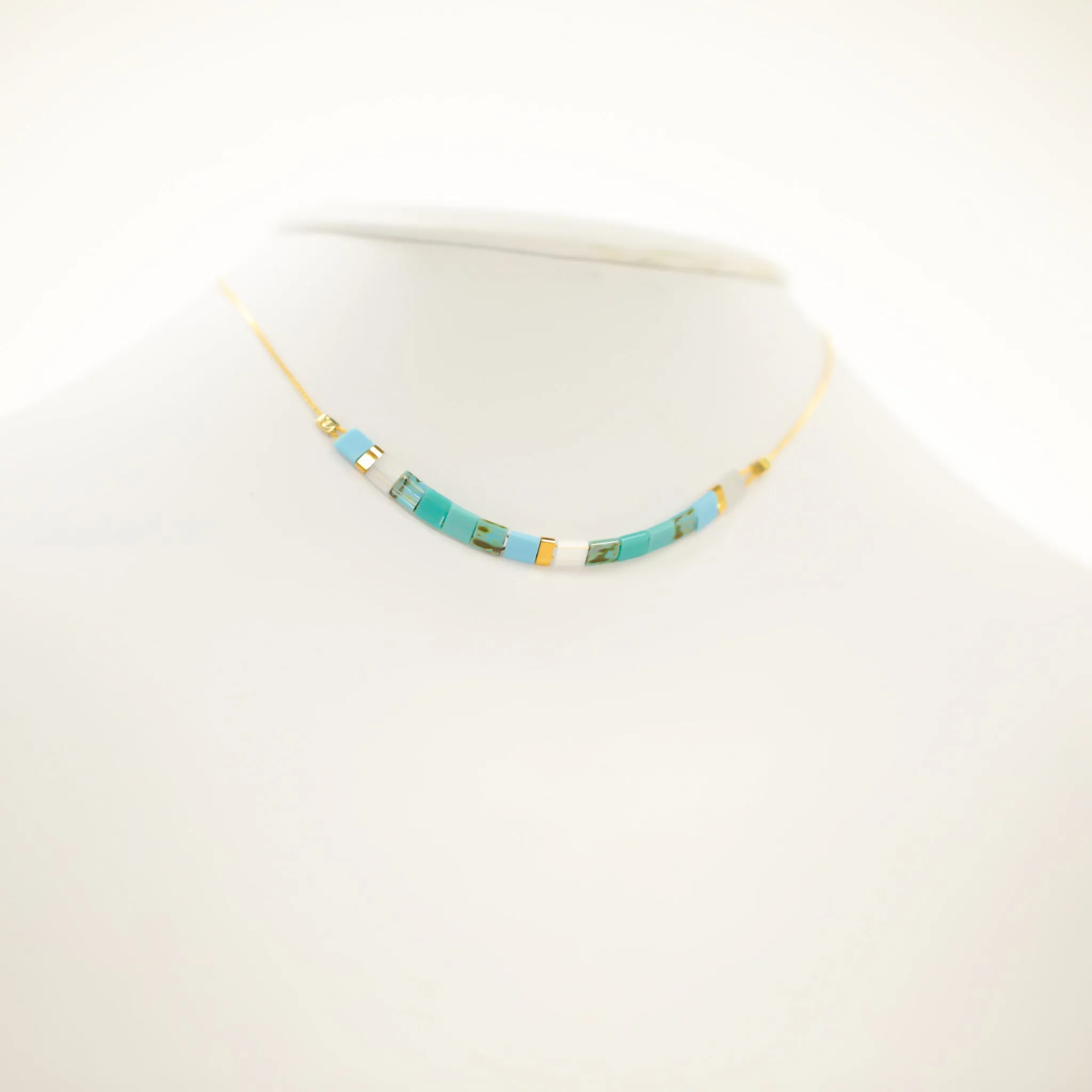 WATERFALL TILE NECKLACE
