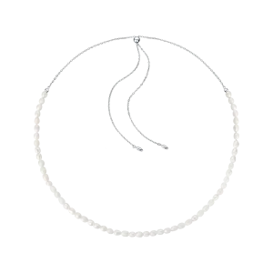 White Dew Beaded Necklace