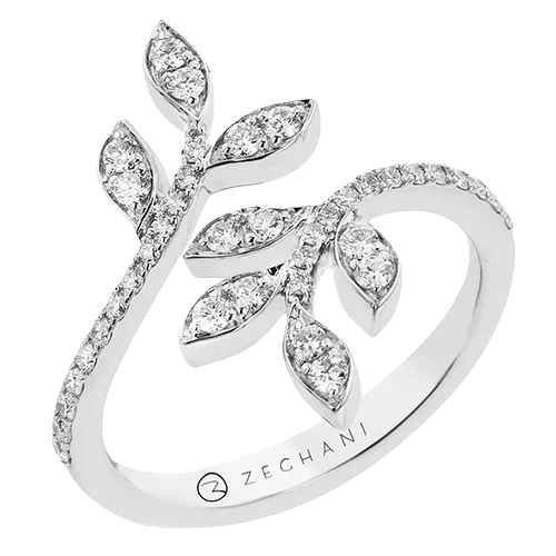 ZR2373 Right Hand Ring in 14k Gold with Diamonds